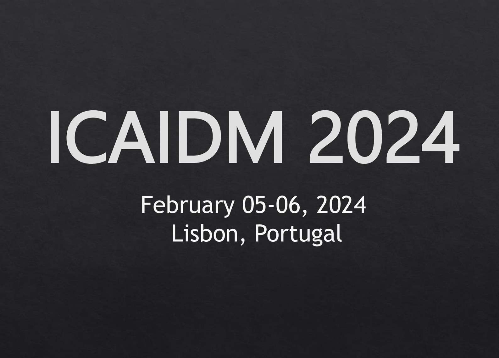 ICAIDM 2024